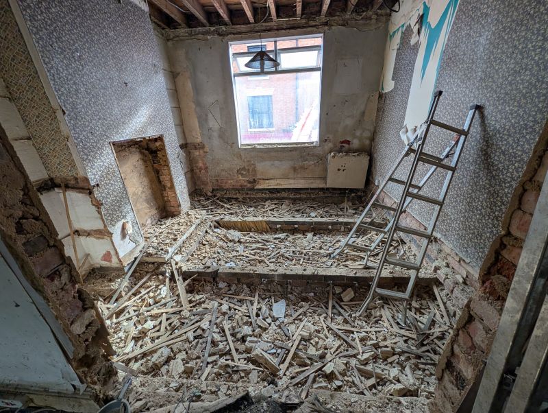 Project Swan — during the works